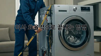 이사, 효율적으로 끝내는 방법!